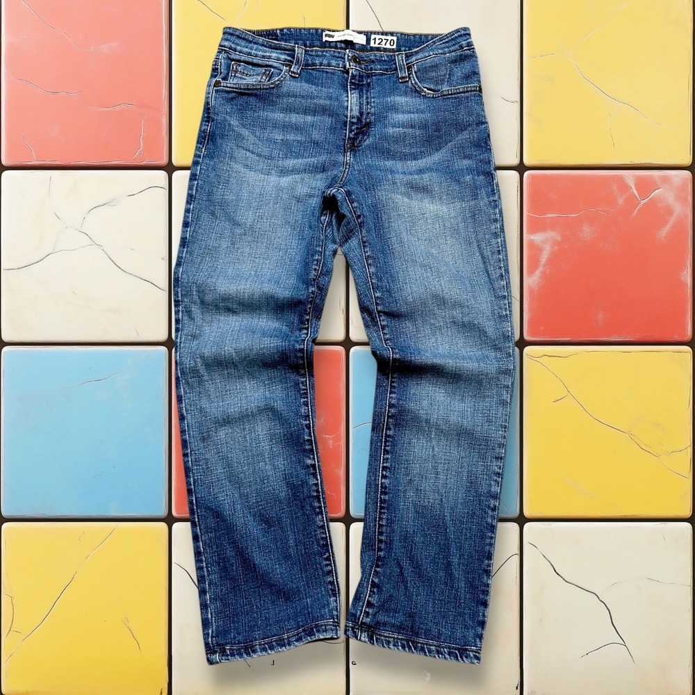 VTG Levi 515 Bootcut Jeans Y2K Women W30‎ L27 Mid Rise Blue Denim Pants 10L